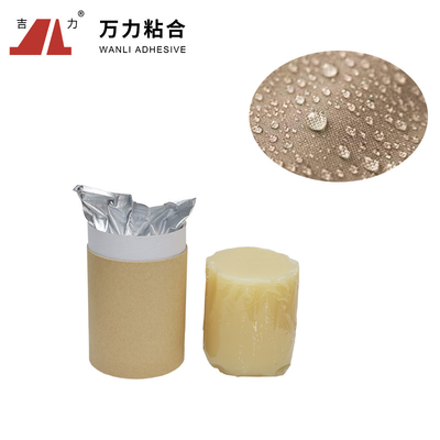 Pale Yellow Textile Adhesive Glue funzionale per tessuto di seta PUR-6060 solido