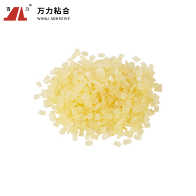 Colata calda solida giallastra EVA Flaky High Temp Glue adesiva EVA-C-22