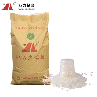 Adesivo caldo trasparente della rilegatura di libro della colata, EVA Based Hot Melt Adhesive a fiocchi EVA-C-23