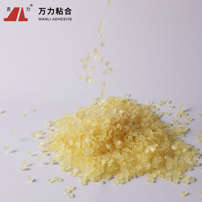 Colata calda solida giallastra EVA Flaky High Temp Glue adesiva EVA-C-22