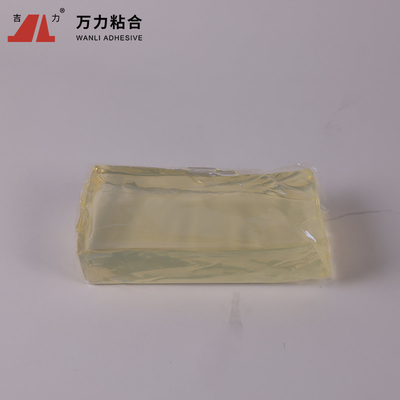 Grado caldo trasparente TPR-7608 di gomma degli adesivi sensibili alla pressione 130-160 della colata