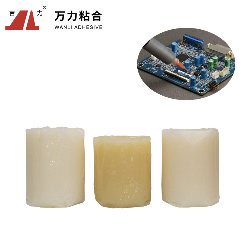 Bianco alla colla calda elettronica PUR-4184-4 della colata elettricamente degli adesivi conduttivi giallastri PUR